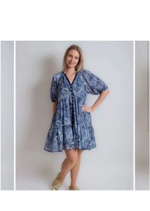 Floral Tiered Mini Dress