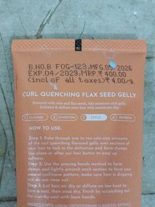 Fix my curls curl quenching flaxseed gelly