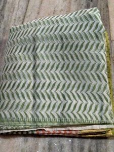 Green Leaf Print Dupatta