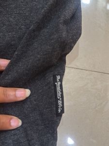 Sleeveless Charcoal Hoodie Tunic