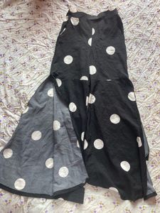 Polka Dot Wide Leg Pants