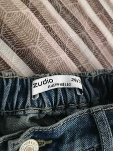 Blue Cargo Denim Jeans