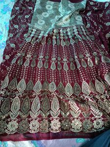 Beautiful Bridal Lehenga Saree
