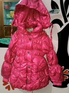Pink Puffer Jacket