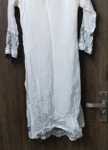 Elegant White Chikankari Kurta Set