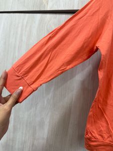 Spunk - Orange "Move With Courage" Graphic T-Shirt