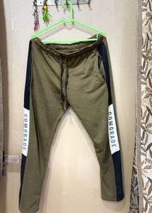 Stylish Olive Green Track Pants