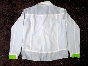 White &amp; Green Active Jacket