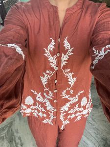 Max Embroidered Cotton Kurta Set