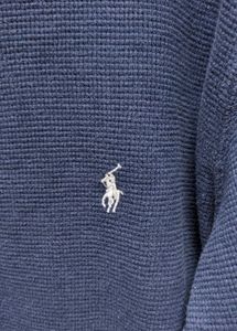 ralph lauren  Navy Blue Long Sleeve Polo Shirt