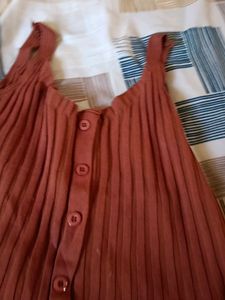 Brown Crop Top