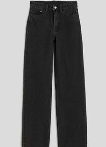 H&M Black Wide Leg Jeans