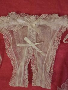 Beautiful Sheer White Lace Panties