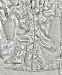 Victorian Satin Fitted Shirt