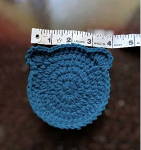 Crochet Bear Coasters - Set of 2