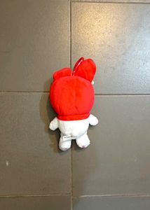 Cute Red My Melody Plush Keychain