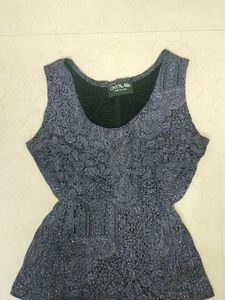 Sparkly Paisley Pattern Blouse