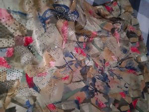 Elegant Printed Kurta  with Dhoti salwar andDupatt