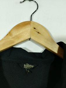Roadster Black Collar Neck Top (Women)
