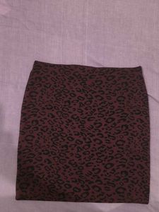 New Look Leopard Print Skirt