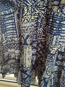 Boho Printed Tiered Ruffle Kurta