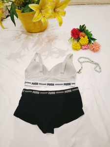 Puma Grey Sports Bra