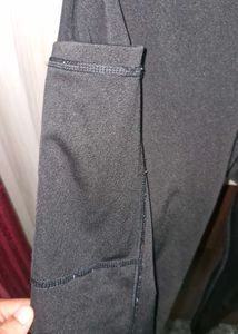 Pack of 2- Black and Maroon Tights with Pock