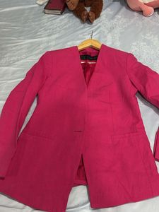 Zara pink blazer