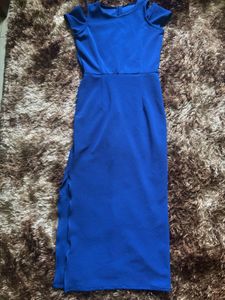 Fitted Blue Dress