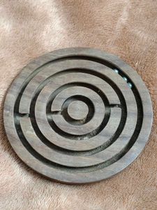 Coins only ~ Wooden Ball Maze Toy