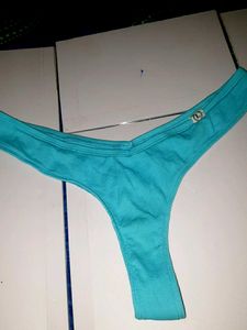 Aqua Blue Thong Underwear 40-42 size