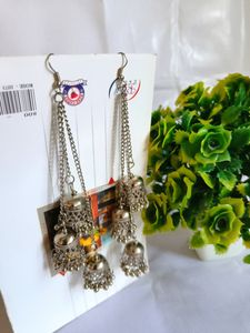 Long Jhumka Earrings
