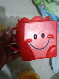 Cute Yellow Mr. Happy Toy Cup