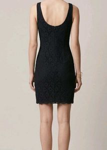 Zara Trafaluc Black Lace Bodycon Dress | Size S |