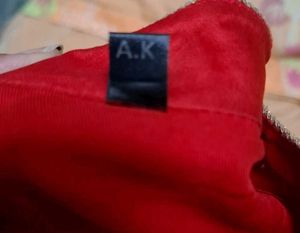 Elegant Silk Red Kurta