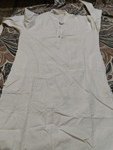 Men's Cream Kurta
