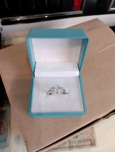 Diamond Ring Pure Silver 925