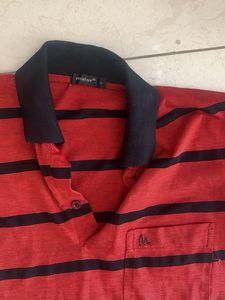 Men's Striped Polo T-Shirt