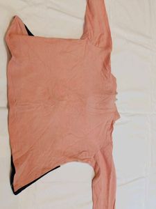 Colorblock Zip Neck T-Shirt