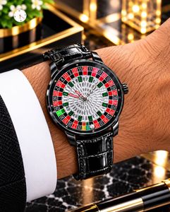 Roulette-Inspired Wristwatch