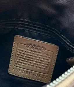 Coach Signature Buckle Shoulder Bag
