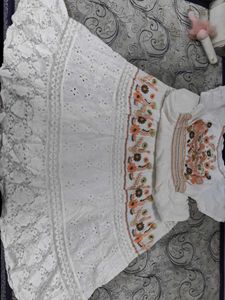 Boho White Embroidered Maxi Dress