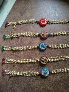 Ethnic Beaded Charm Bracelets/Rakhi