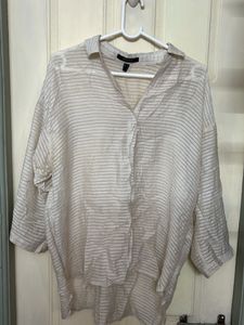 Striped Oversized Blouse