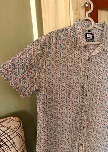 The Souled Store Patterned Short Sleeve Shirt