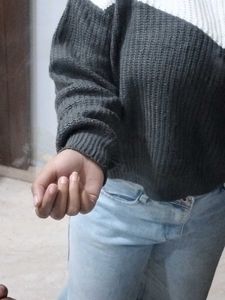 Color Block Knit Sweater