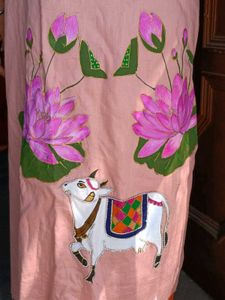 Kamal And Cow Hand Paint Suit