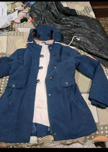 Cozy  Duffle Toggle Hooded Jacket and sweater free