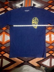 Blue Graphic Print T-Shirt