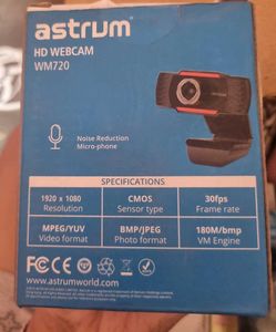 Astrum WM720 HD Webcam - Brand New (Noise Reductio